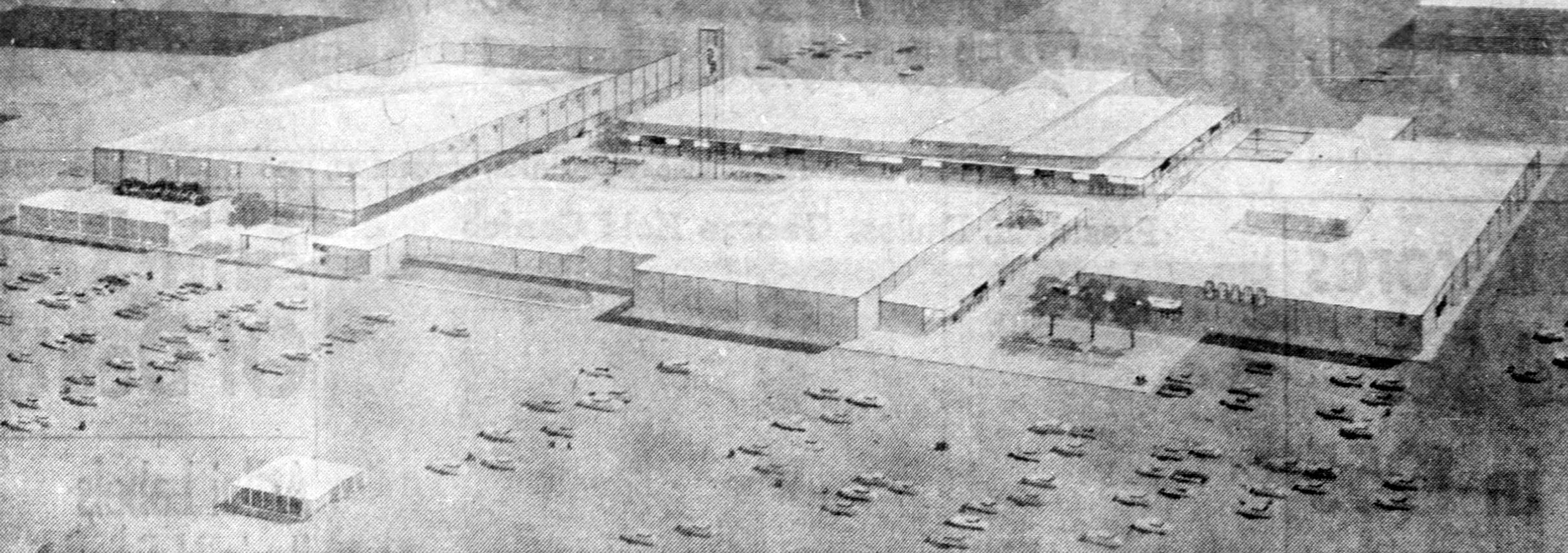 Partington Plaza, version 2, 1956